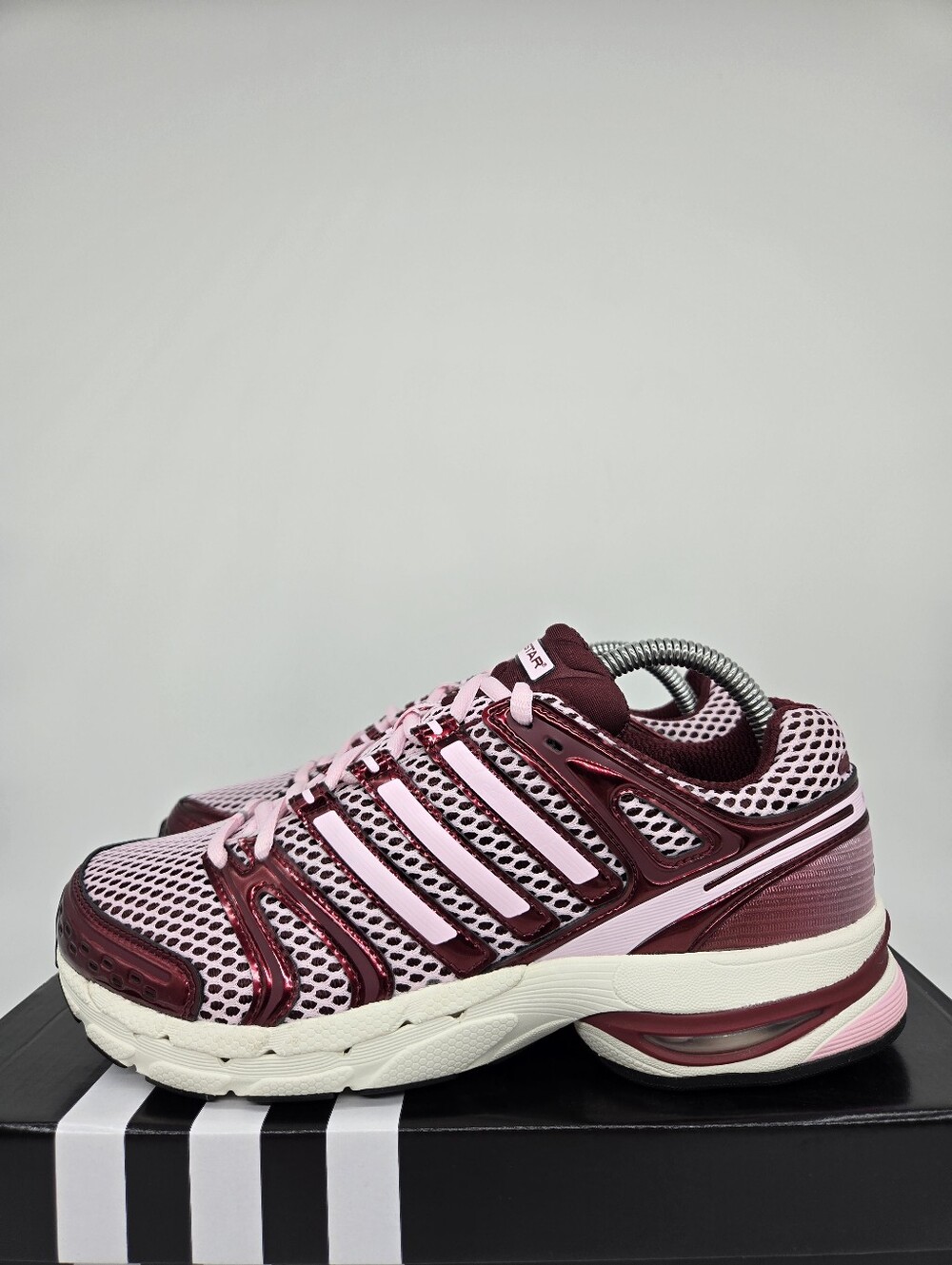 adidas Women's Adistar Control 5 KI4175 Clear Pink Shadow Red Shoes Size 6.5